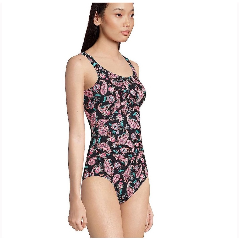 SlenderSuit Carmela One Piece Swimsuit - Land's End - Size: 4L